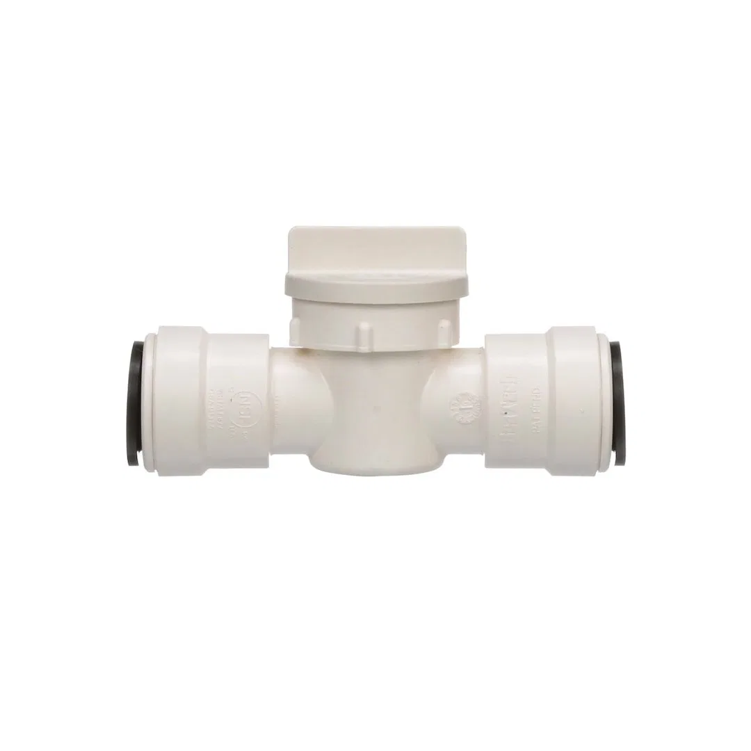 3539-10 – AQUALOCK Fresh Water Shut Off Valve, Stop Valve Straight 1/2 Inch Female Quick Connect Copper Tube End x 1/...